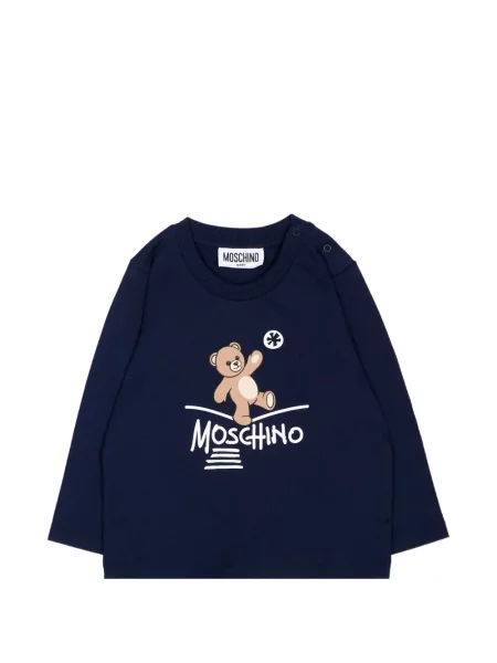 Koszulka dziecięca Moschino niebieska