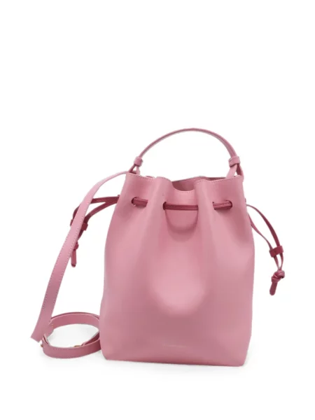 Geantă Mansur Gavriel cu cordon roz