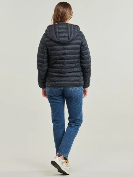 Geacă Tommy Hilfiger cu dungi albastru