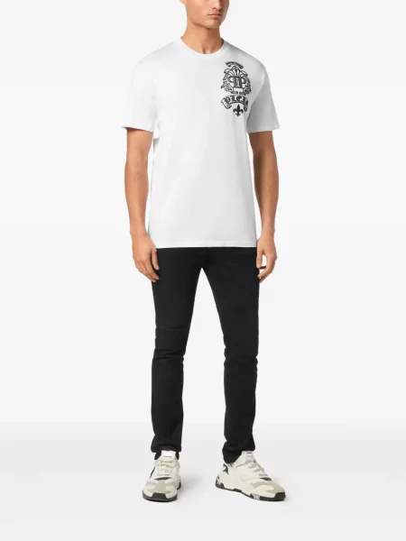 Tricou Philipp Plein alb