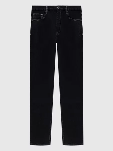 Джинси з емблемою Half Arrow Off-white чорні