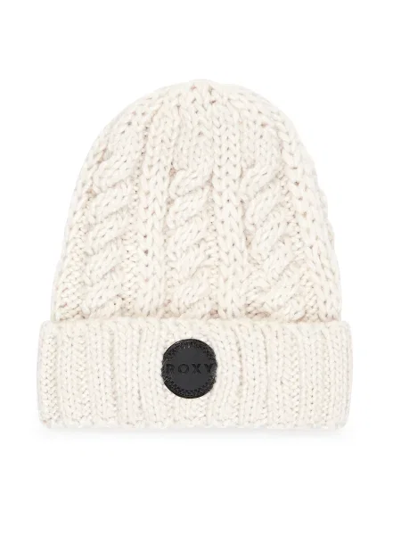 Női téli sapka ROXY Tram Beanie whisper white Tram fehér