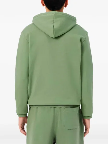 Hanorac cu glugă Lacoste verde