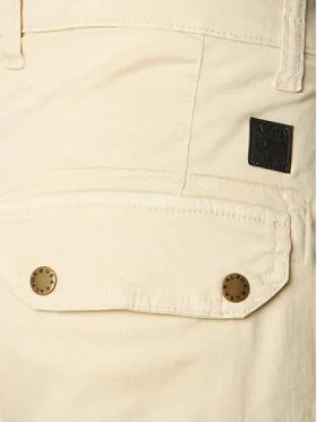 ALPHA INDUSTRIES Laisvo stiliaus kelnės Combat' smėlio