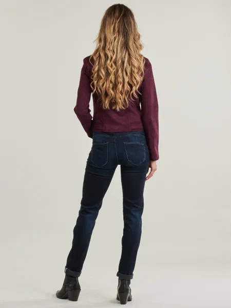 Geacă Vero Moda bordo