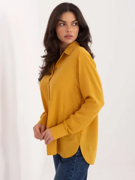 Koszula Lakerta w jednolitym kolorze niebieska