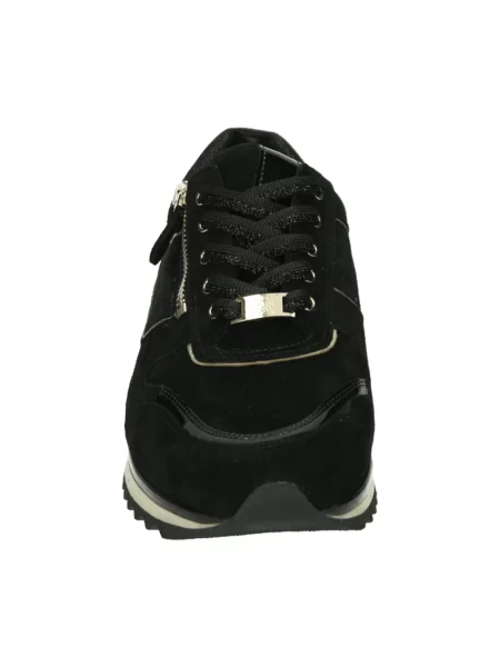 Sneakersy Hassia zamszowe czarne