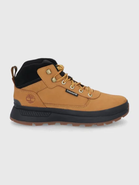 TIMBERLAND Šněrovací boty koňaková / černá hnědé