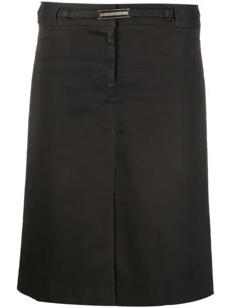 Áčkové sukně Dolce & Gabbana Pre-owned s autogramem černé