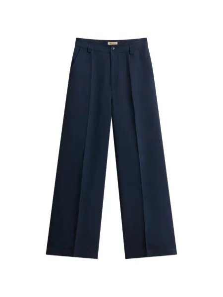 Pantaloni Woolrich albastru