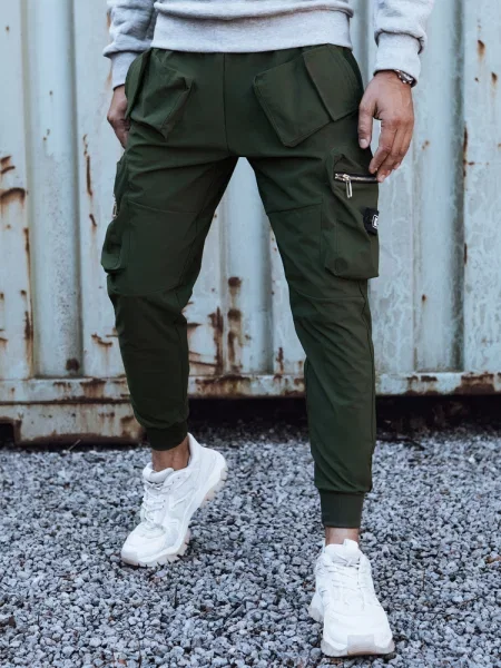 Spodnie cargo Dstreet zielone