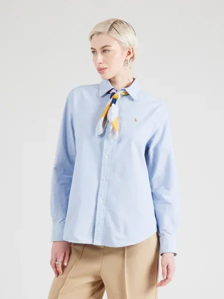 Polo Ralph Lauren Bluza CLASSIC svetlo modra