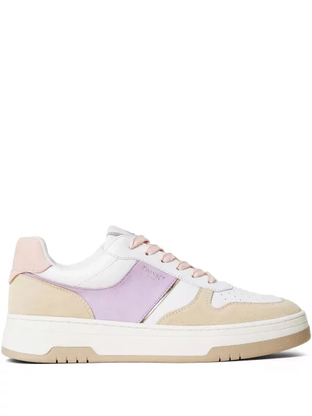 Kožené tenisky Twinset bílé