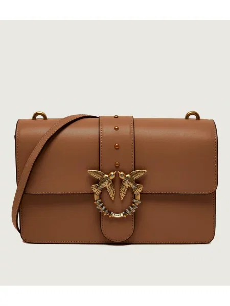 Klasszikus crossbody táska Pinko barna