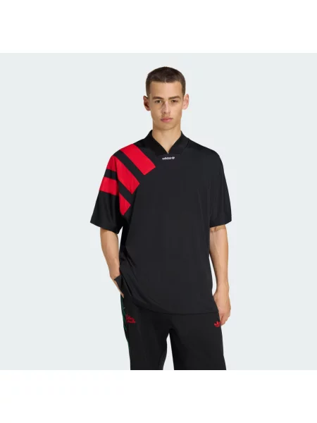 ADIDAS ORIGINALS Tričko Adicolor červená / černá bílá