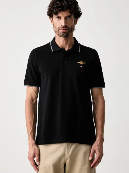 Tricou polo Aeronautica Militare negru