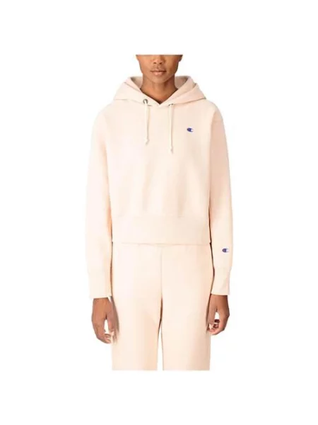 Bluza sportowa Champion Wmns Reverse Weave Cropped Hoodie różowa