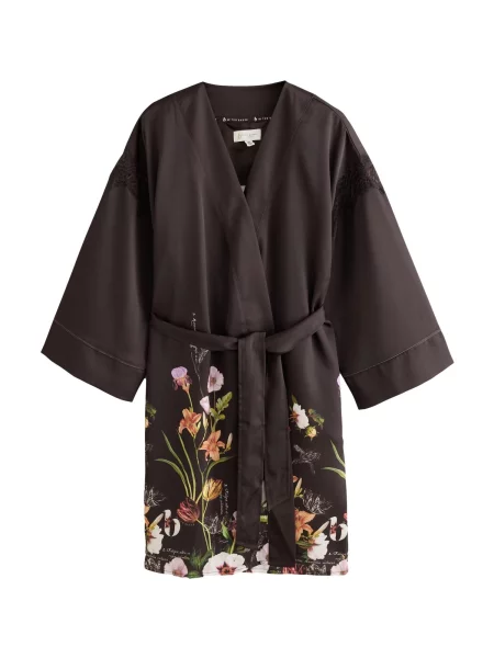 B by Ted Baker Halat de baie scurt ciocolatiu mov deschis / portocaliu verde