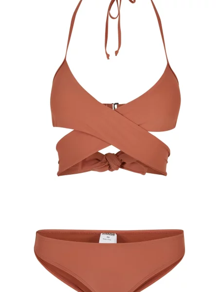 Urban Classics Costum de baie două piese homar portocaliu