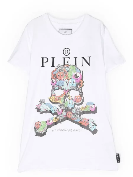 Koszulka dziecięca Philipp Plein biała