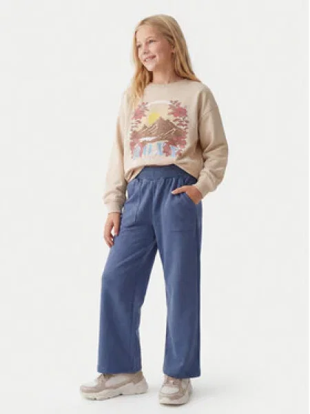 Roxy Sportinės kelnės What A Dream Straight Fit mėlyna