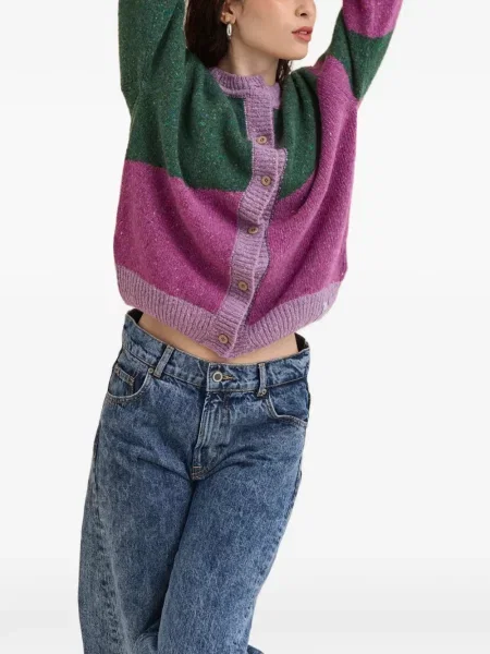 Cardigan Favorite People tricotate verde