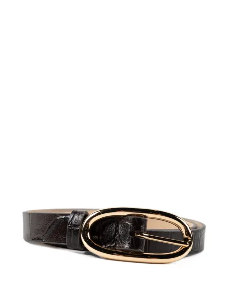 Cu centură curea Tory Burch cu cataramă maro