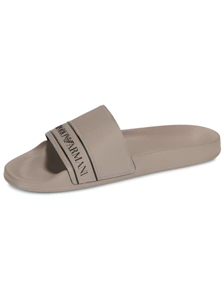 Papuci Ea7 Emporio Armani bej