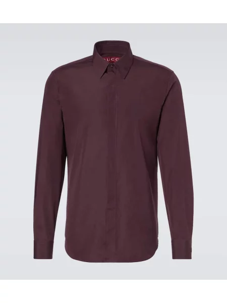 Srajca Gucci poplin vijolična