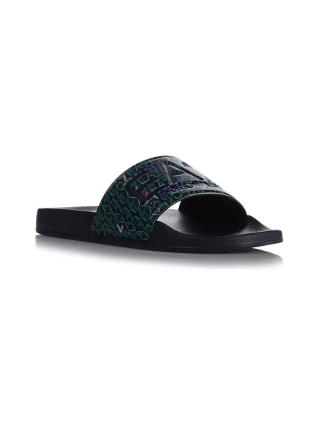 Šľapky Emporio Armani zelená