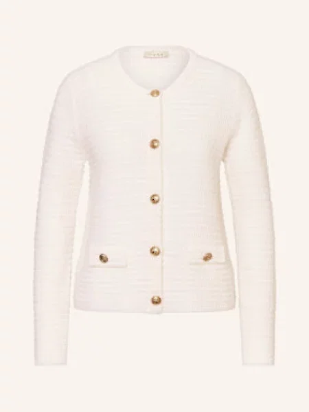 Lilienfels Kardigan Z Dodatkiem Kaszmiru weiss