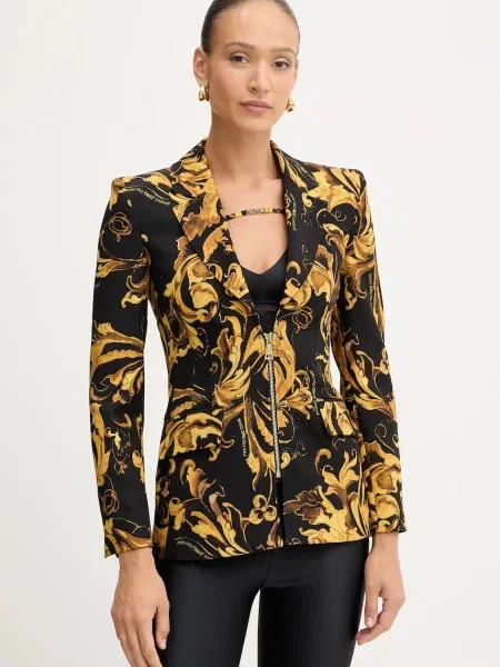 Versace Jeans Couture sacou un singur rând de cu imprimeu negru