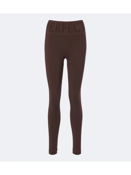Leggings Perfect Moment cu autograf maro