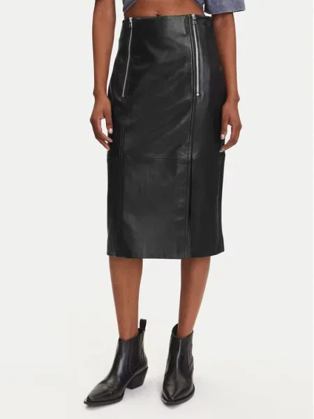 HUGO Odinis sijonas Leomira juoda