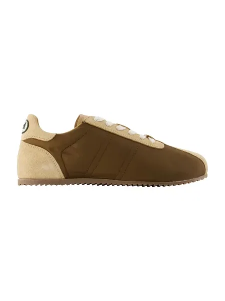 Sneakersy Ami Paris skórzane brązowe