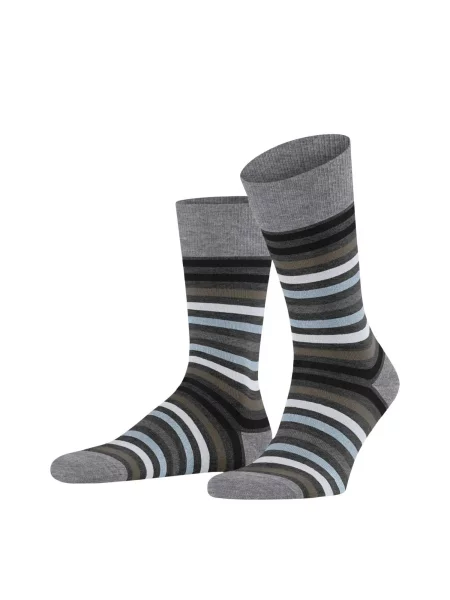 Skarpety Falke Tinted Stripe szare
