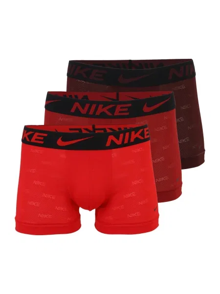 NIKE Underwear Boksarice rdeča / ognjeno rdeča / temno rdeča črna