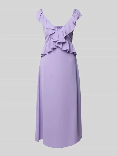 Sukienka midi z falbanami model ‘ELKE’ Vila