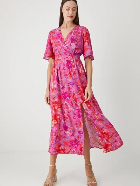 Obleka Medicine roza vijolična