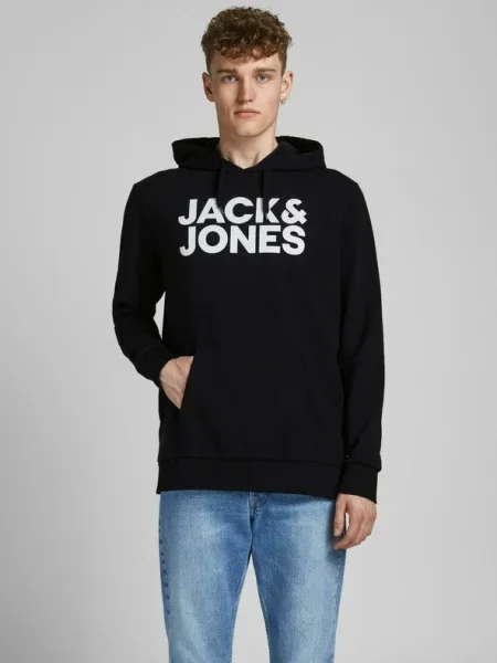 Geacă Jack & Jones cu autograf negru
