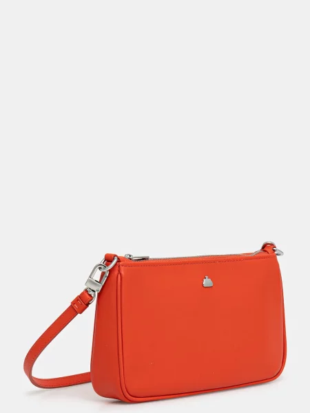 Шкіряна сумочка Weekend Max Mara AENTRATA помаранчевий