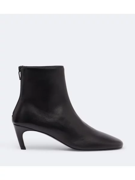 Cizme scurte Toteme din piele negru
