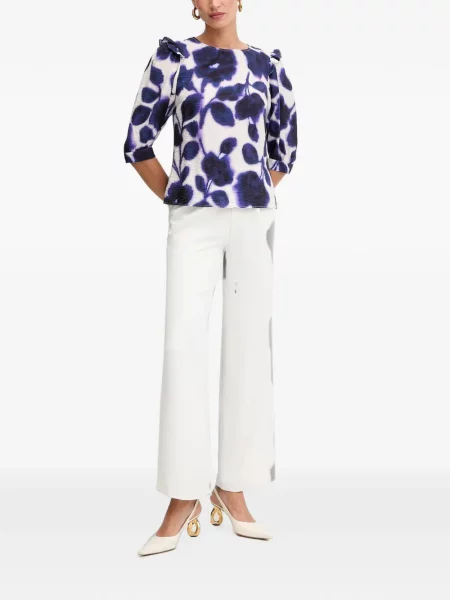 Bluză Morgan cu model floral cu imagine albastru