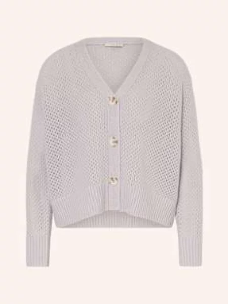 Lilienfels Kardigan Z Dodatkiem Kaszmiru schwarz szary