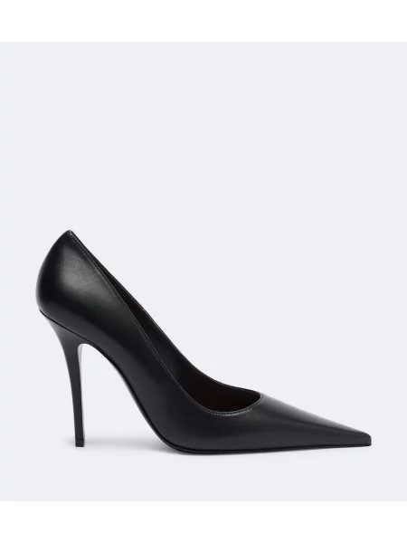 Pantofi cu toc Amina Muaddi din piele negru