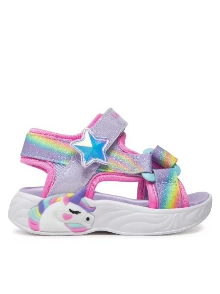 Skechers Sandali Unicorn Dreams Sandal-Dreamy Unicorns Vijolična modra