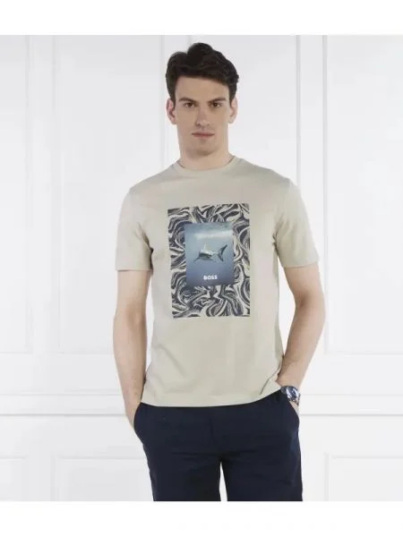 BOSS ORANGE Tricou Te_Tucan bej