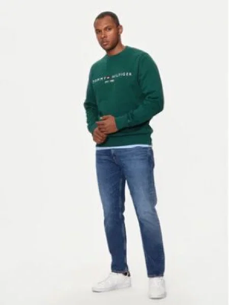 Tommy Hilfiger Mikina Logo zelená