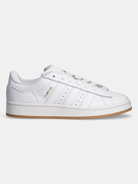 Adidas Originals sneakers din piele Campus alb