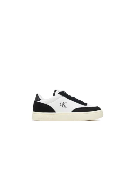 Calvin Klein Jeans Sneakersy Classic Cupsole Mix In bílá